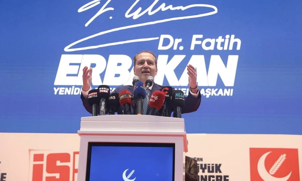 Kahramanmaraş’tan Geniş Katılım: Fatih Erbakan yeniden genel başkan seçildi