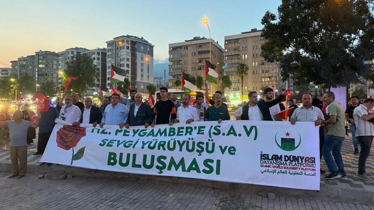 Kahramanmaraş’tan Hz. Peygamber’e Sevgi, Gazze’ye Dayanışma