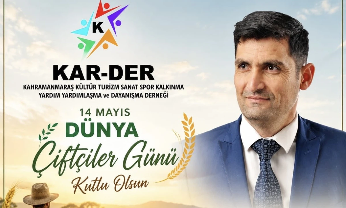 KAR-DER Başkanı Ali Akkurt&rsquo;tan D&uuml;nya &Ccedil;ift&ccedil;iler G&uuml;n&uuml; Mesajı