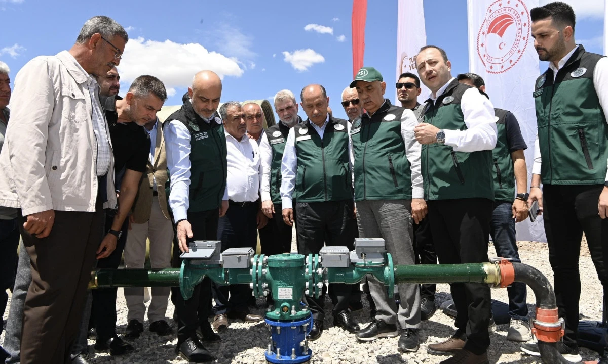 Kartalkaya Sulama Projesinde Son DurumYerinde İncelendi