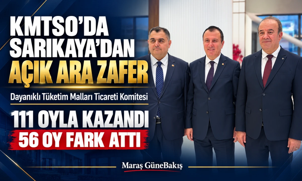 KMTSO&rsquo;da Sarıkaya&rsquo;dan a&ccedil;ık ara zafer: 111 oyla kazandı, 56 oy fark attı
