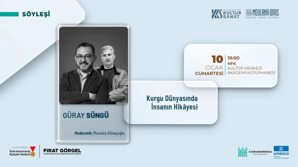 K&ouml;ne&ccedil;oğlu ve S&uuml;ng&uuml;, &lsquo;Kurgu D&uuml;nyasında İnsanın Hikayesi&rsquo;ni ele alacak