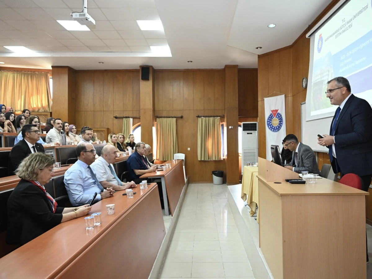 KSÜ Eğitim Fakültesinde Yeni Akademik Yılın İlk Kurulu Yapıldı