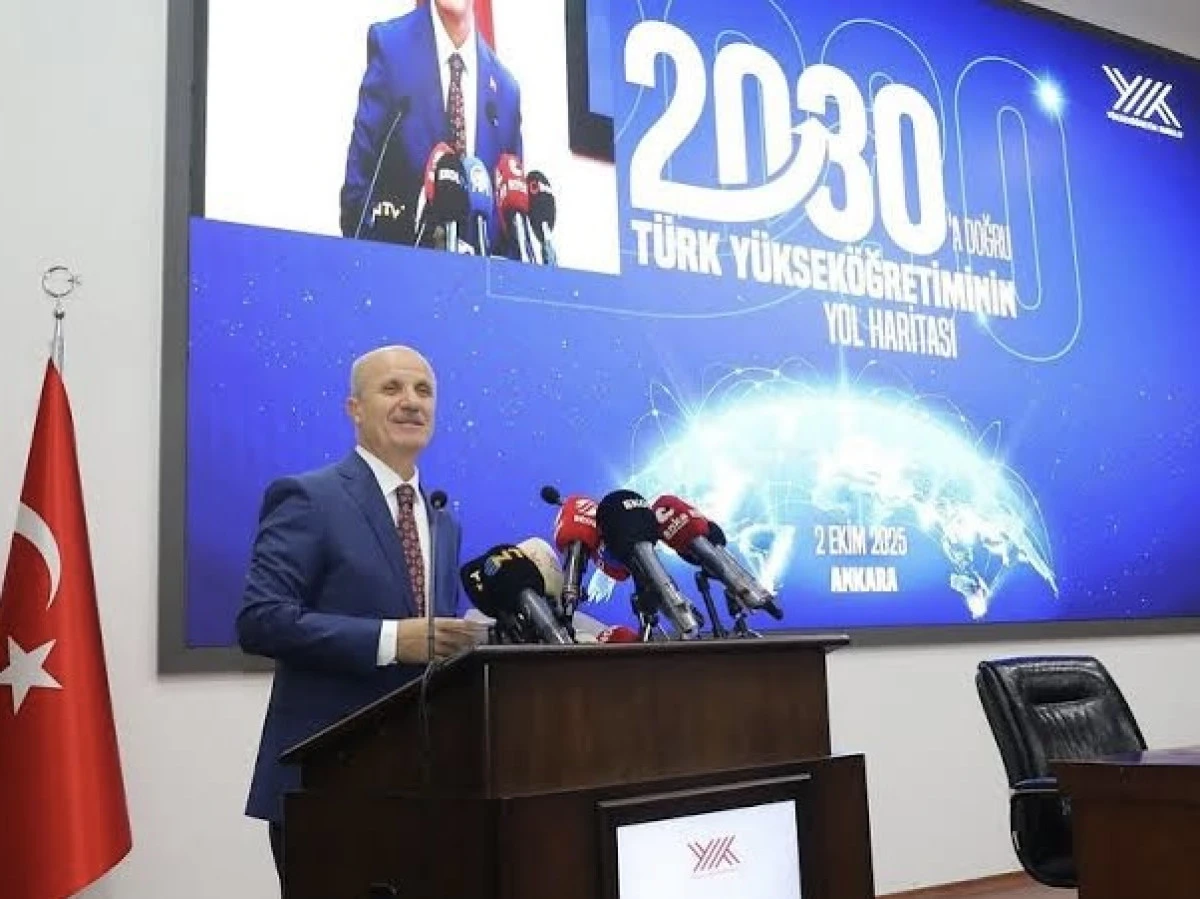 KSÜ Rektörü Yasım, “2030’a Doğru Türk Yükseköğretiminin Yol Haritası Lansman Toplantısı”na Katıldı