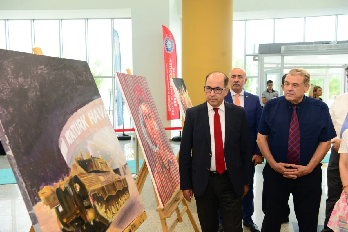 KSÜ’de “15 Temmuz” Paneli ve Resim Sergisi Düzenlendi