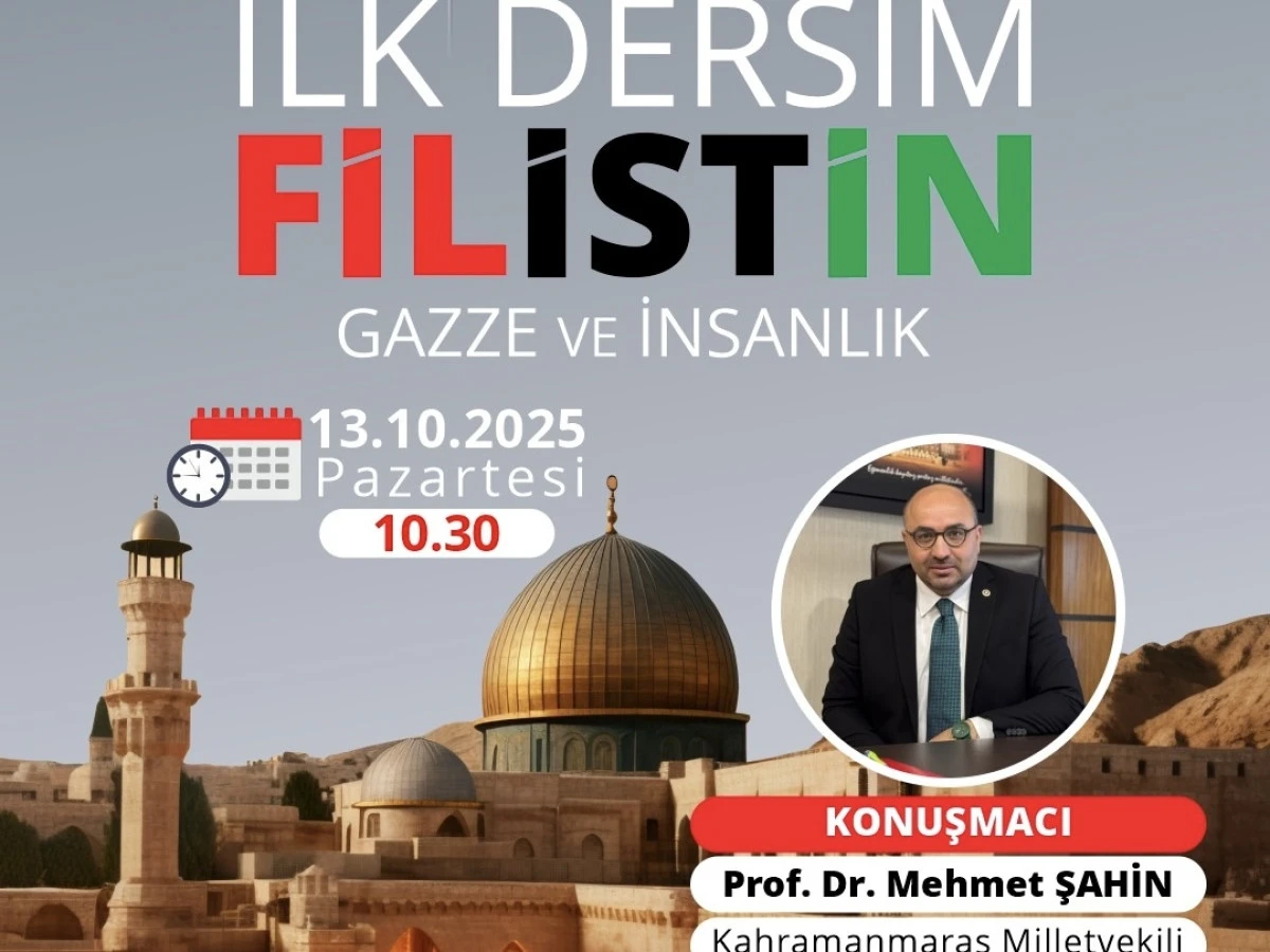 KSÜ’de 2025-2026 Akademik Yılı “Gazze ve İnsanlık” Temasıyla Başlıyor