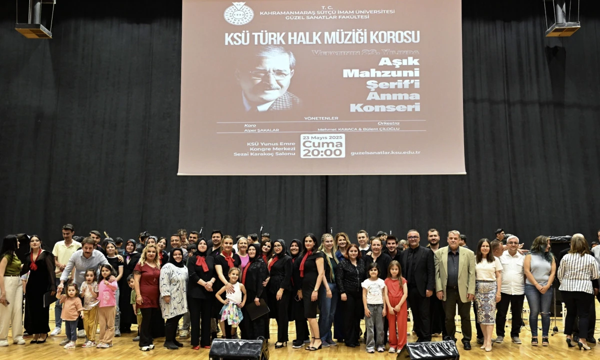 KSÜ’den Âşık Mahzuni Şerif’e vefa konseri: Unutulmaz eserleriyle anıldı