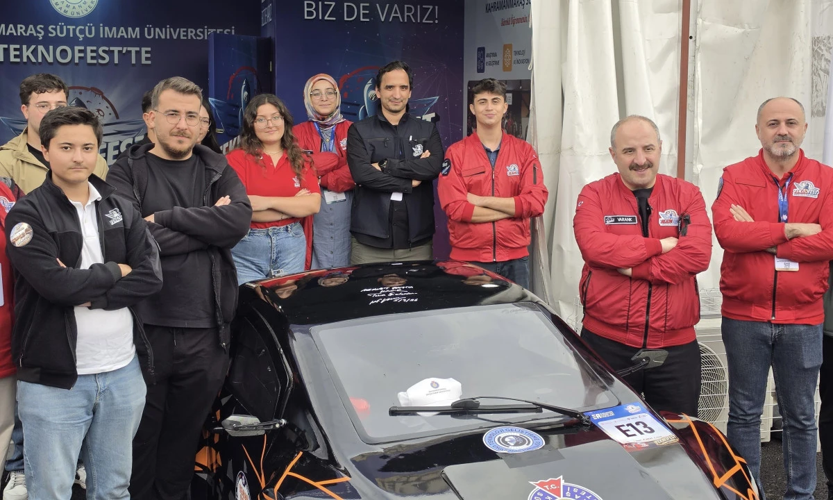 KS&Uuml;&rsquo;n&uuml;n Elektromobil Aracına TEKNOFEST G&uuml;neydoğu&rsquo;da Yoğun İlgi