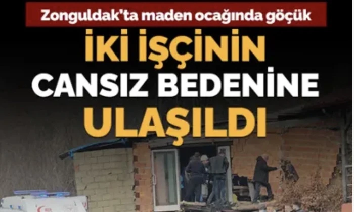 Maden ocağında g&ouml;&ccedil;&uuml;k. Bir iş&ccedil;i kurtarıldı, ikisi iş&ccedil;inin cansız bedenlerine ulaşıldı