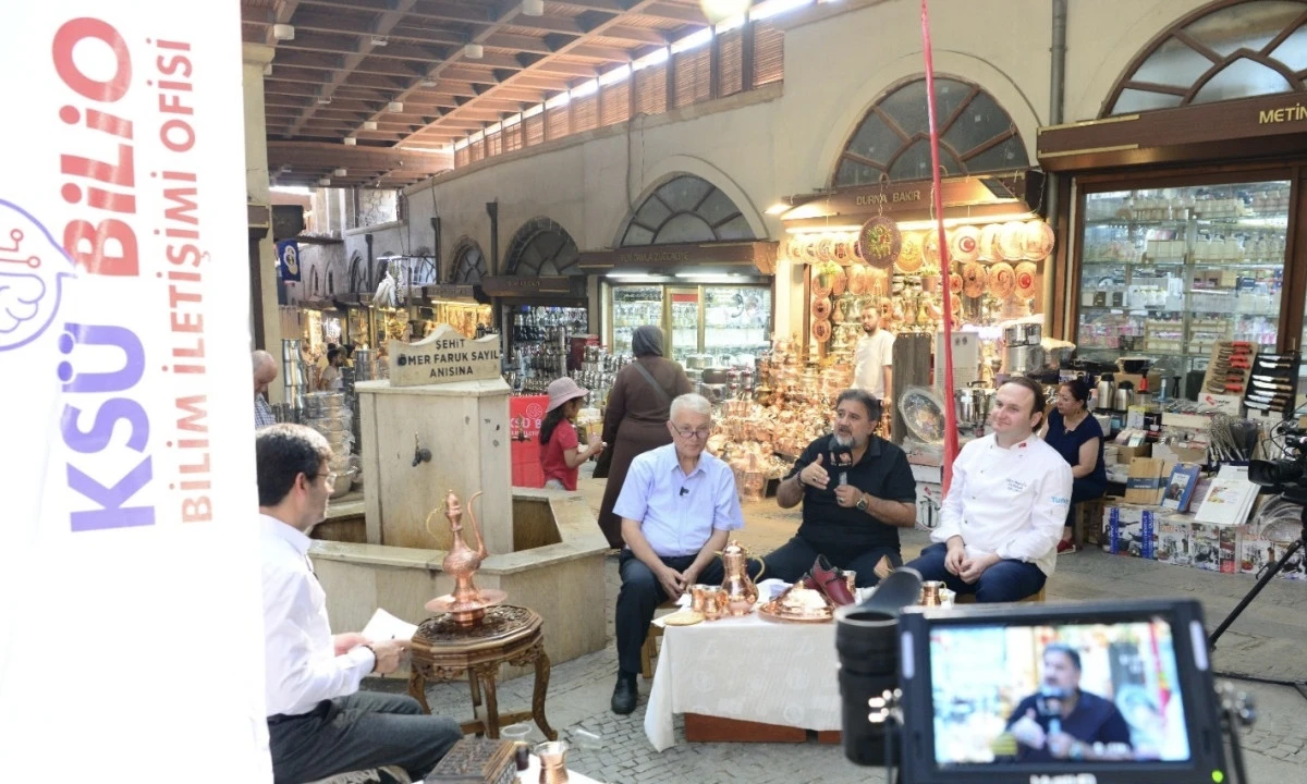 Maraş’ın Bilimle Buluştuğu Nokta: KSÜ’den Kapalı Çarşı’da Sürükleyici Etkinlik!