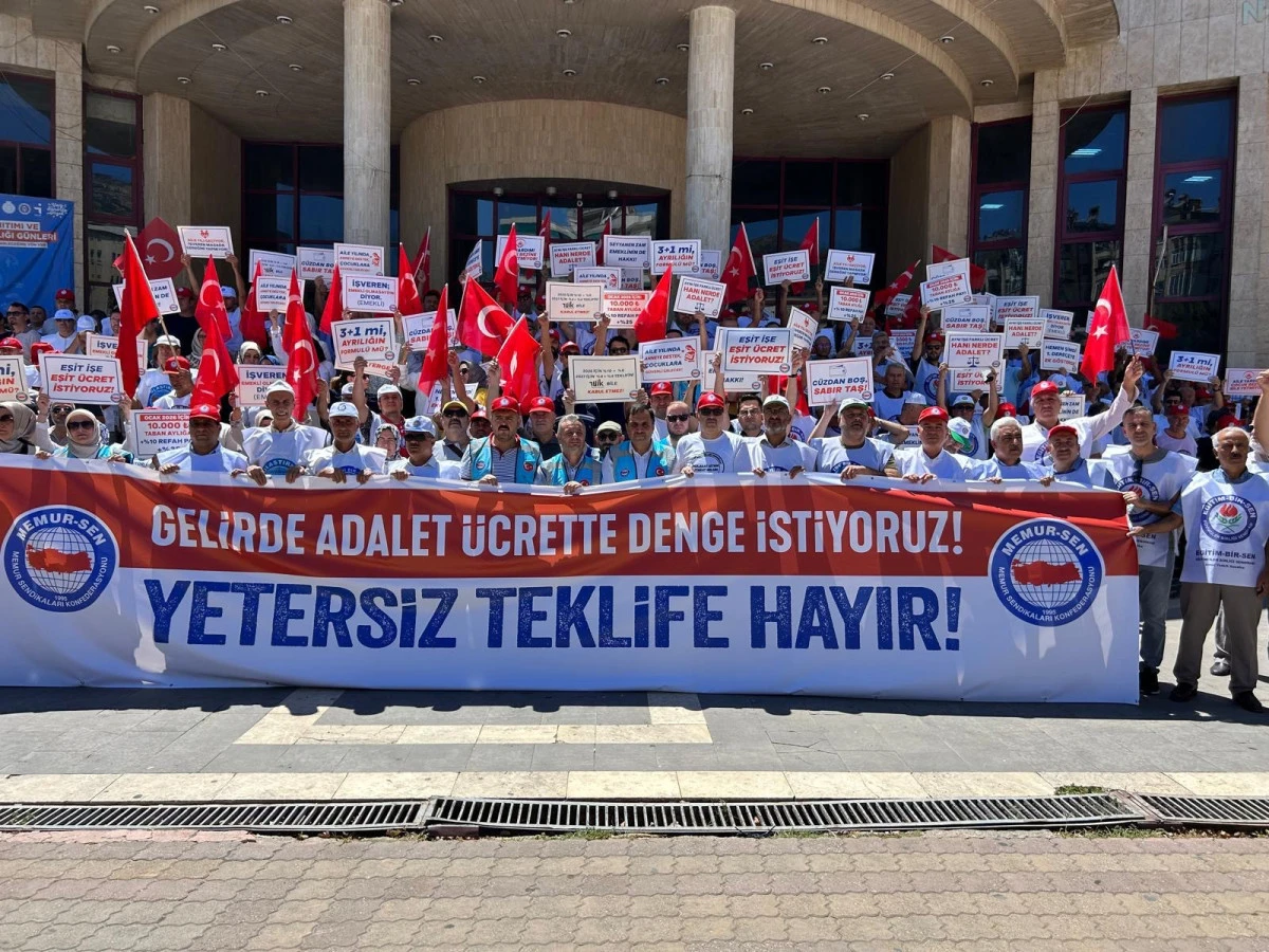 Memur-Sen İl Başkanı Mehmet Çetin: “Gelirde Adalet, Ücrette Denge İstiyoruz – Yetersiz Teklife Hayır!”