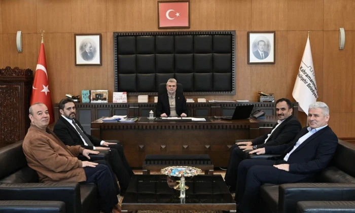 Memur-Sen İl Başkanı Mehmet &Ccedil;etin&rsquo;den Başkan Fırat G&ouml;rgel&rsquo;e Nezaket Ziyareti