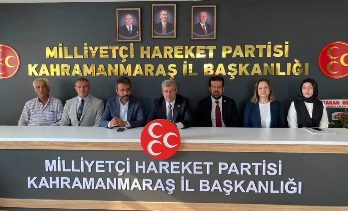 MHP Elbistan İlçe Teşkilatı’ndan İl Başkanı Mansur Metehan’a Hayırlı Olsun Ziyareti