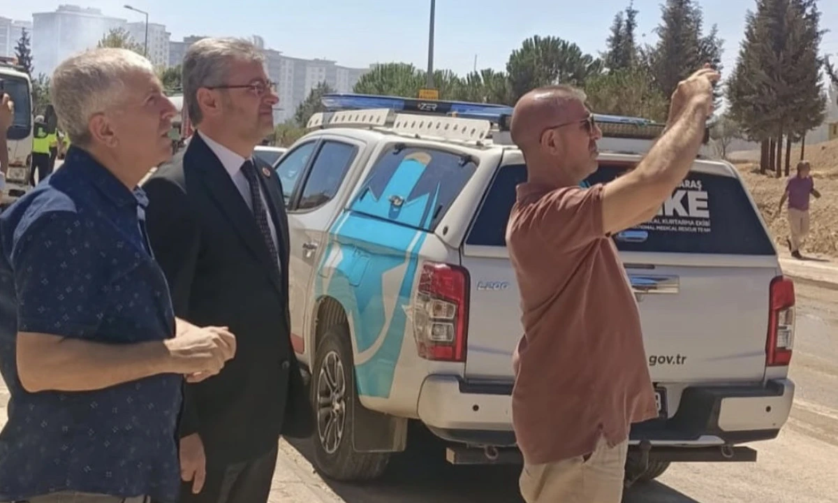 MHP Kahramanmaraş İl Başkanı Mansur Metehan’dan Yangın Bölgesine Geçmiş Olsun Ziyareti