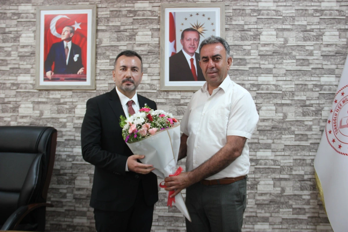 Murat Kapyapar Türkoğlu İlçe Milli Eğitim Müdürlüğü Görevine Resmen Başladı