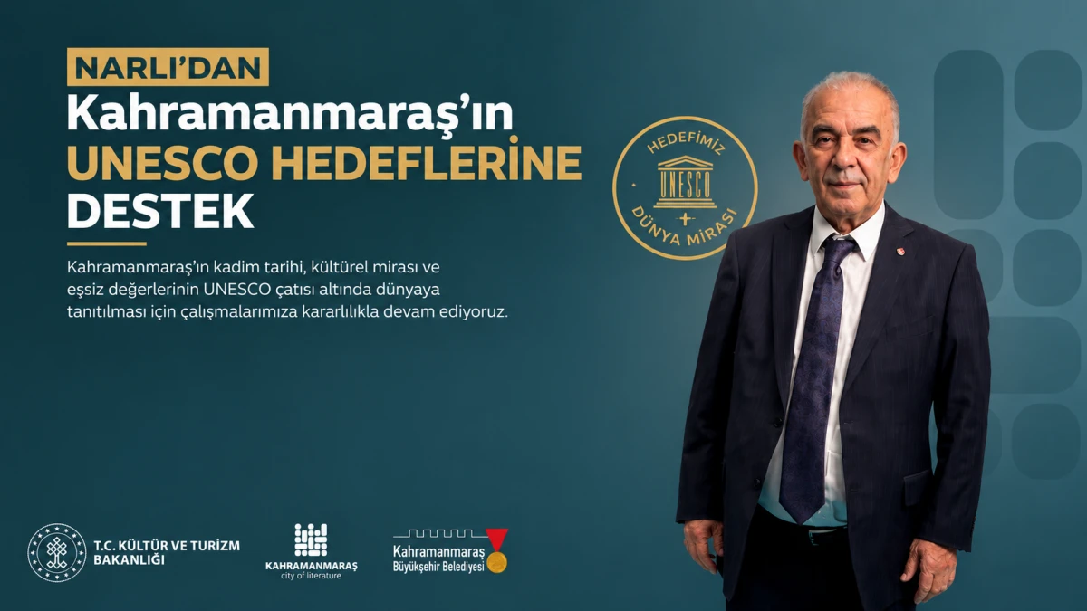 Narlı'dan Kahramanmaraş'ın UNESCO hedeflerine destek