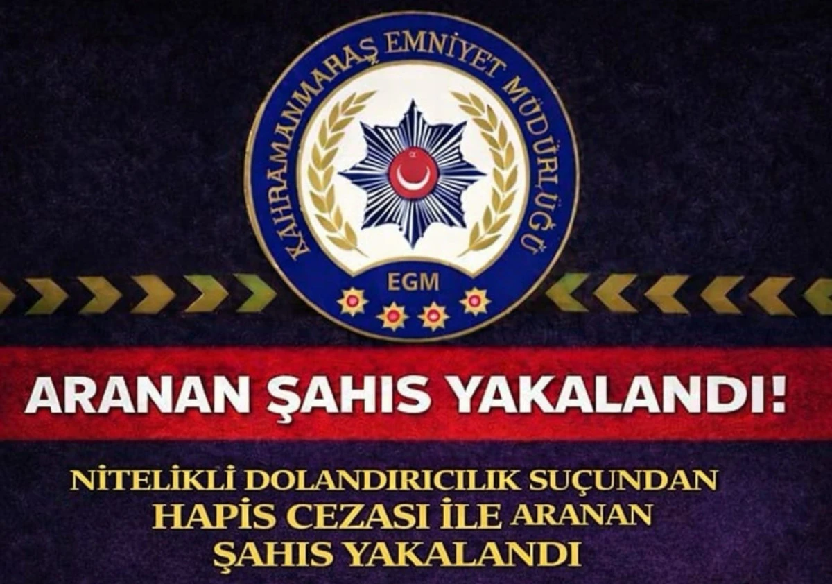 Nitelikli Dolandırıcılıktan Aranan Şahıs Yakalandı