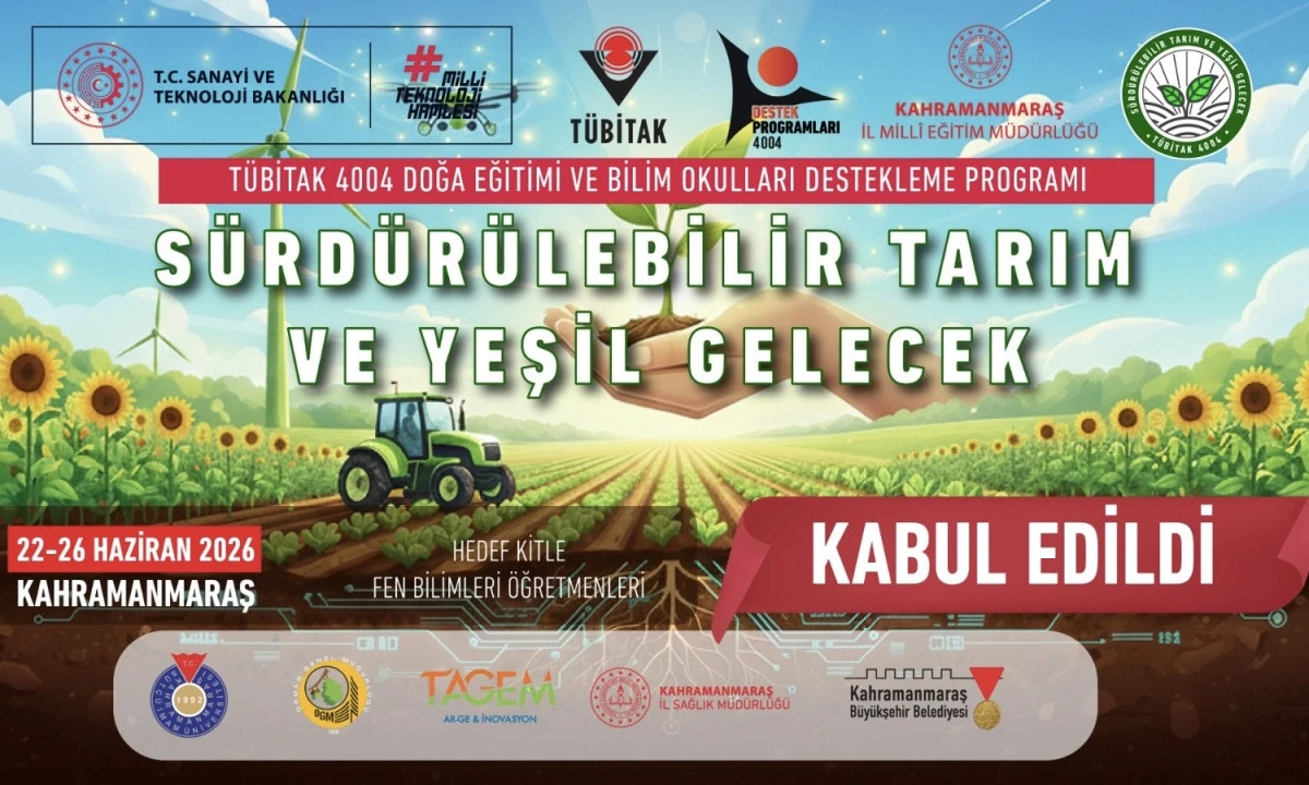 &Ouml;ğretmenler S&uuml;rd&uuml;r&uuml;lebilir Tarım İ&ccedil;in Kahramanmaraş&rsquo;ta Buluşacak