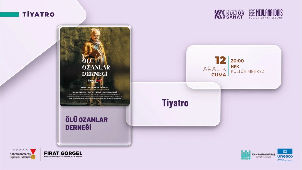 “Ölü Ozanlar Derneği” Gösterisi İzleyiciyle Buluşacak