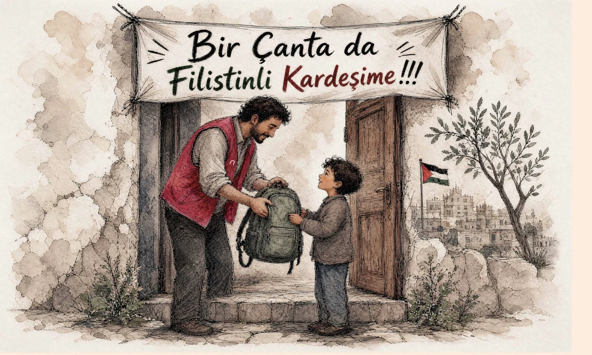 &Ouml;NDER Kahramanmaraş&rsquo;tan Gazze İ&ccedil;in Anlamlı Kampanya: Bir &Ccedil;anta da Filistinli Kardeşime