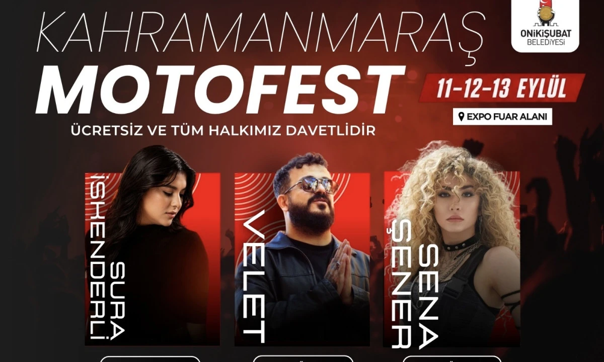 Onikişubat Belediyesi, 2. Kahramanmaraş Motofest&rsquo;in startını veriyor