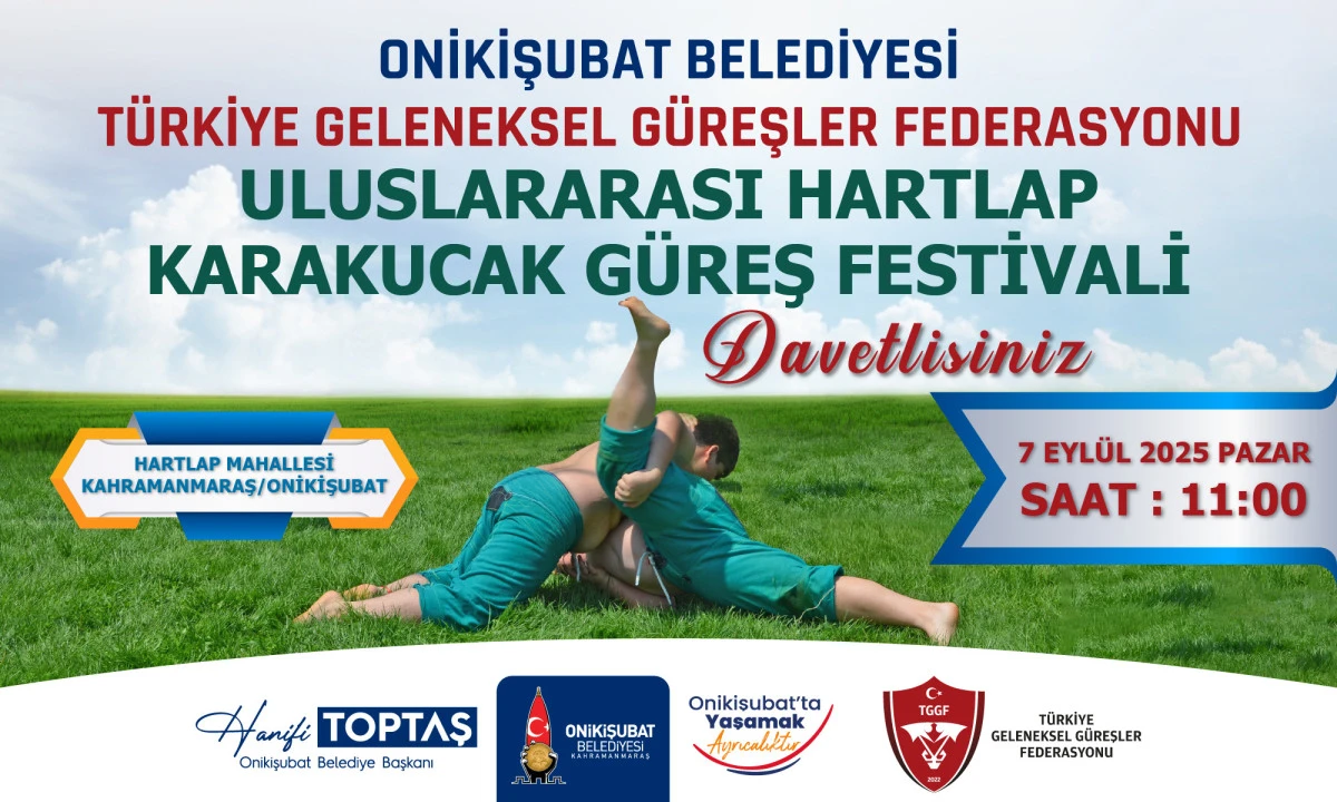 Onikişubat Belediyesi Uluslararası Hartlap Karakucak Güreş Festivali’ne Hazırlanıyor