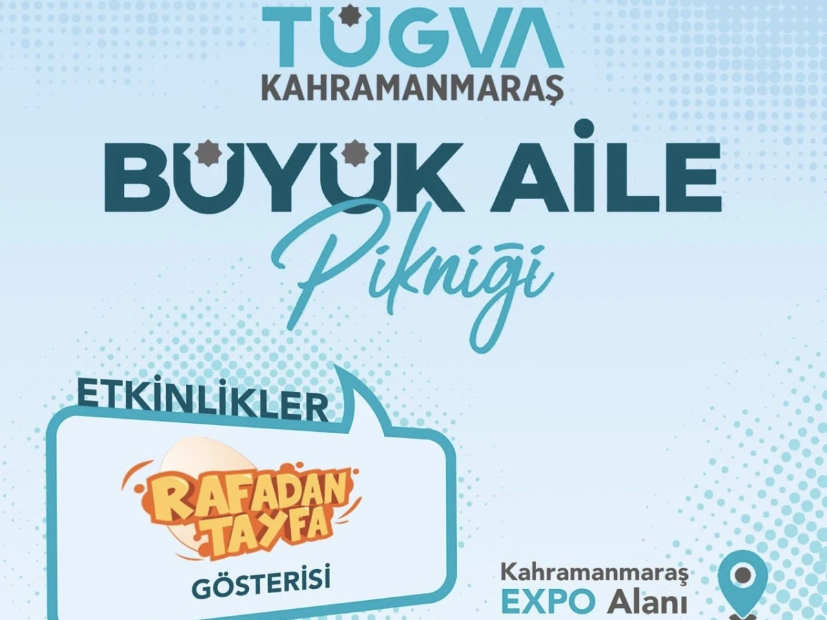 Onikişubat Belediyesi ve TÜGVA işbirliğinde ‘Büyük Aile Pikniği’ düzenlenecek