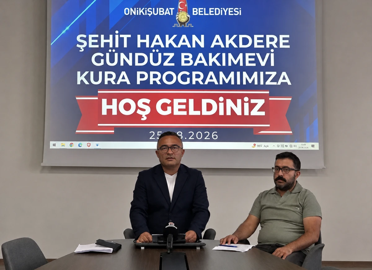 Onikişubat Belediyesi&rsquo;nin 45 farklı mahalleden başvuru alan G&uuml;nd&uuml;z Bakımevi&rsquo;nde yeni d&ouml;nemin kuraları &ccedil;ekildi