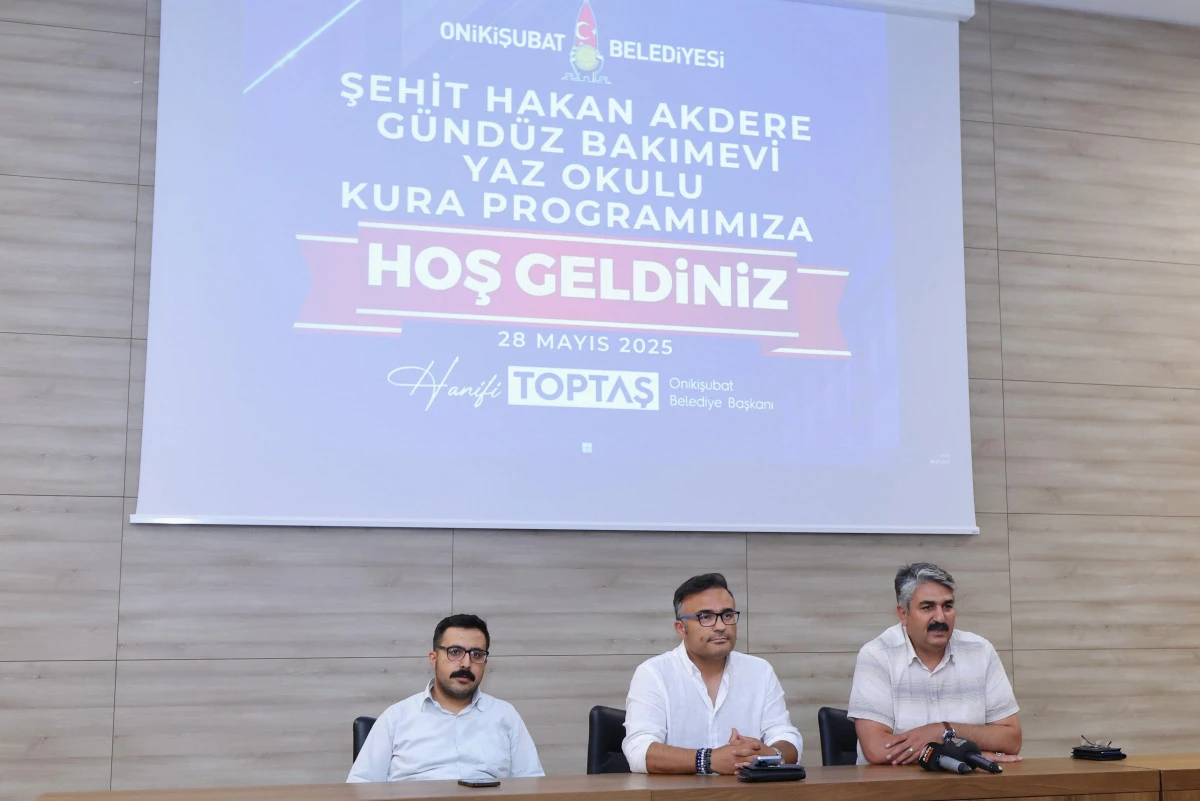 Onikişubat Belediyesi’nin ‘Minik Kalpler Yaz Okulu’nda kuralar çekildi