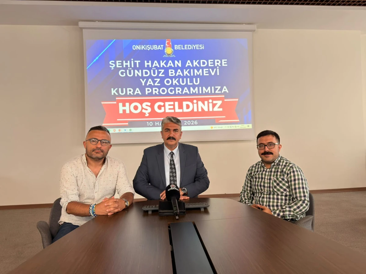 Onikişubat Belediyesi&rsquo;nin &lsquo;Minik Kalpler Yaz Okulu&rsquo;nda kuralar &ccedil;ekildi