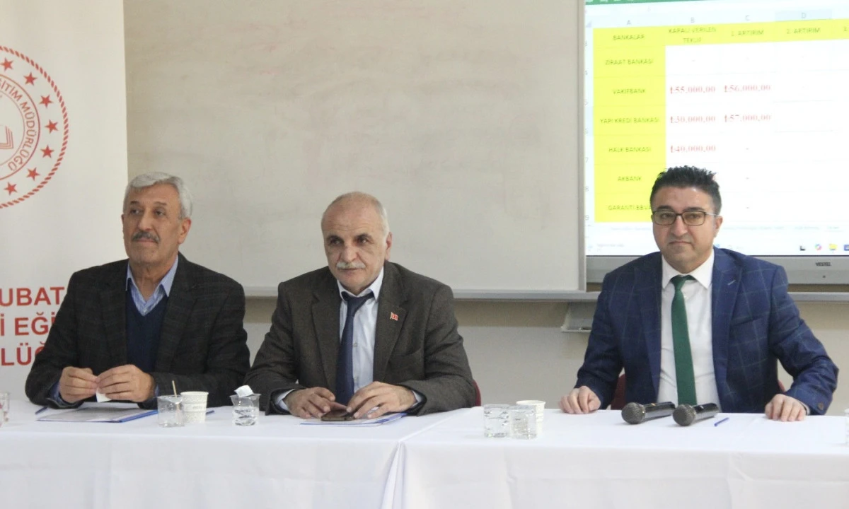 Onikişubat İl&ccedil;e Milli Eğitim M&uuml;d&uuml;rl&uuml;ğ&uuml; Banka Promosyon İhalesi