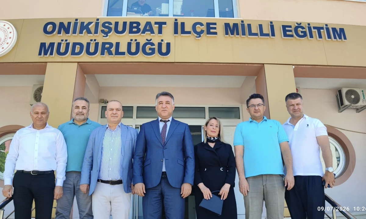 Onikişubat İl&ccedil;e Milli Eğitim M&uuml;d&uuml;r&uuml; Akif Bulut&rsquo;a Hayırlı Olsun Ziyaretleri S&uuml;r&uuml;yor