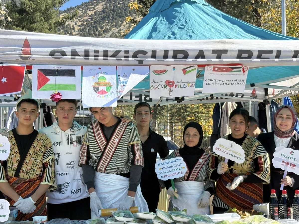 Onikişubat’ta Öğrenciler Gazze İçin Gönül Seferberliği Başlattı