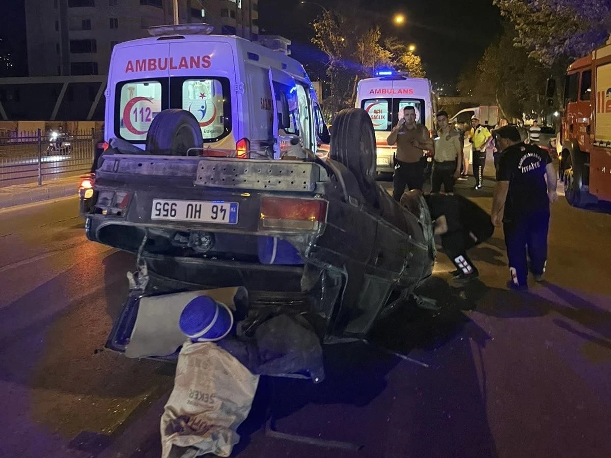 Onikişubat’ta Trafik Kazası: 3 Yaralı