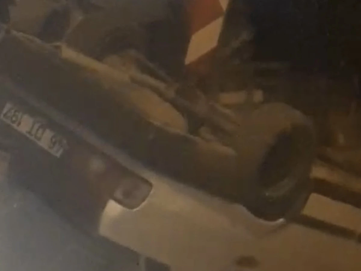 Onikişubat&rsquo;ta Trafik Kazası: Freni Patlayan Ara&ccedil; Ters Yattı