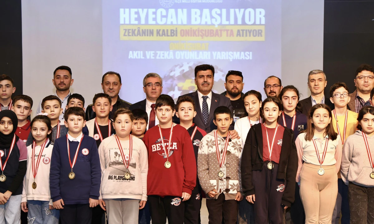 Onikişubat&rsquo;ta Zeka Oyunları Heyecanı: &Ccedil;evrepınar&rsquo;dan B&uuml;y&uuml;k Başarı