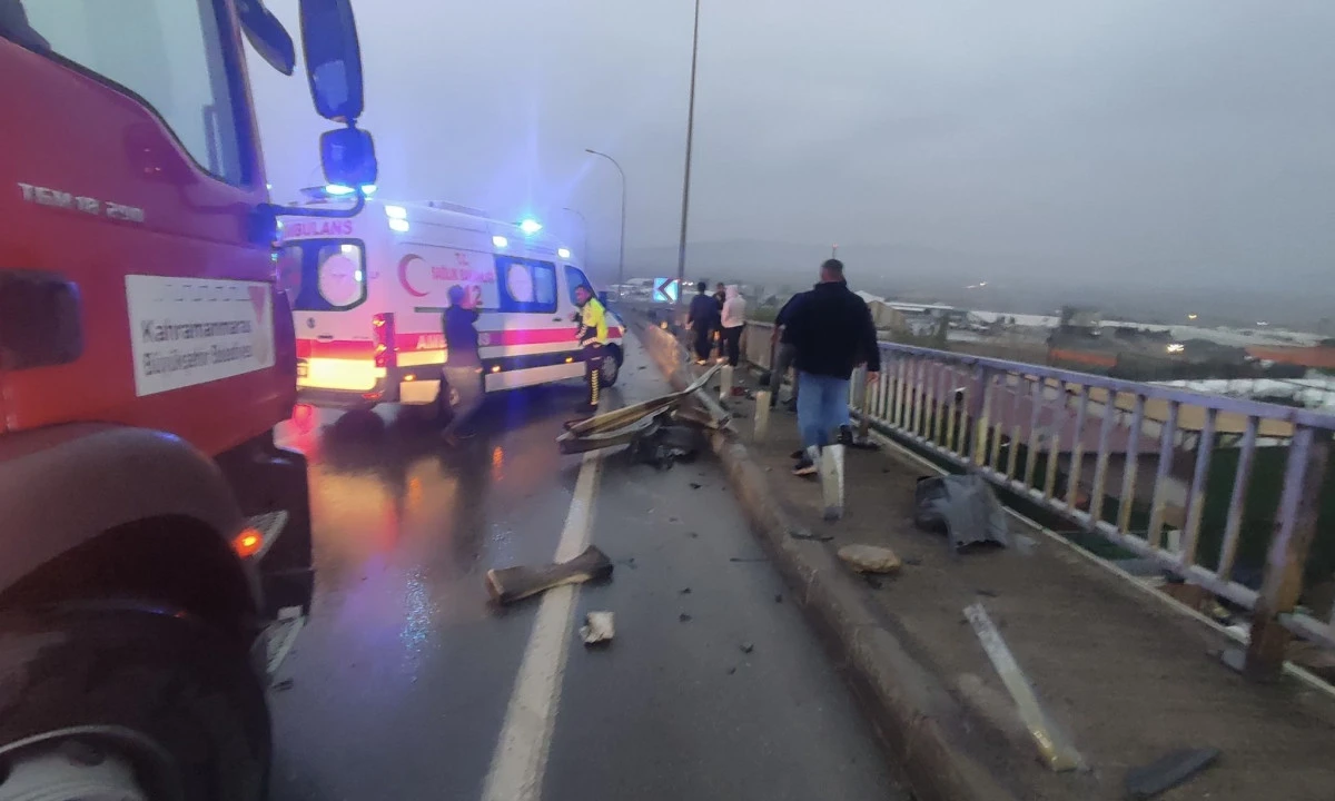 Onikişubat’ta Zincirleme Kaza: 4 Araçla Başladı, 9 Araçlık Kazaya Dönüştü