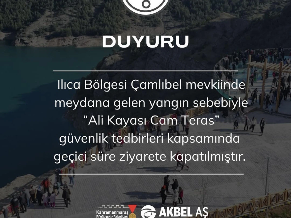Orman Yangını: Ali Kayası Cam Teras geçici süreyle ziyarete kapatıldı