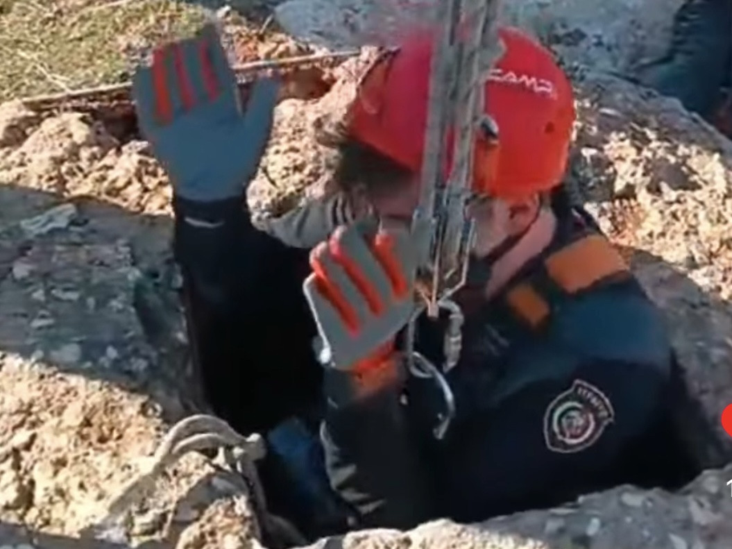 Pazarcık’ta Su Kuyusuna Düşen Keçi Kurtarıldı