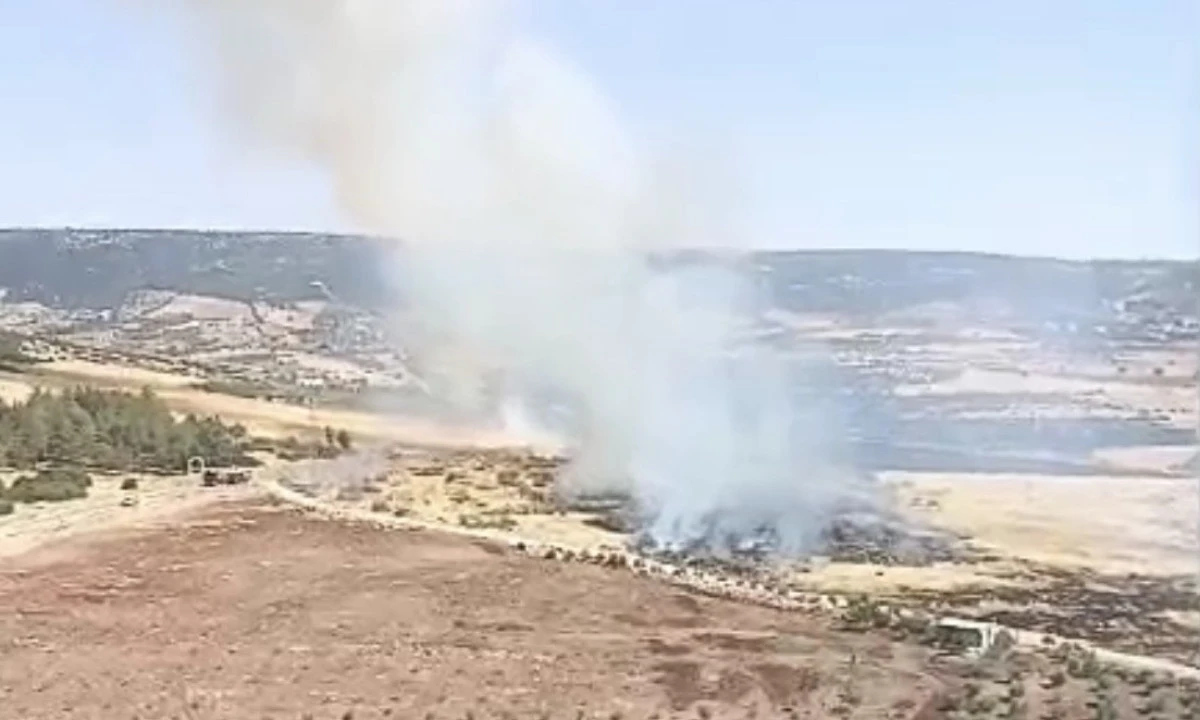 Pazarcık&rsquo;taki Orman Yangını Kontrol Altına Alındı