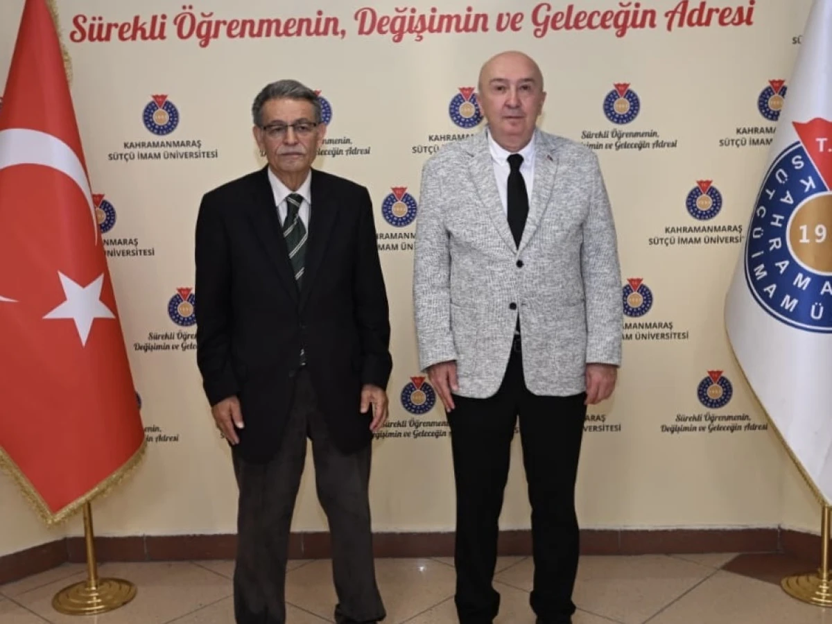 Prof. Dr. Sami Güçlü’den KSÜ Rektörü Prof. Dr. Alptekin Yasım’a Ziyaret