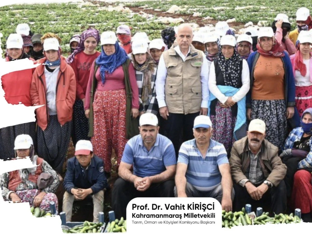 Prof. Dr. Vahit Kirişci: “Çiftçilerimizin Alın Teri, Sofralarımızın Bereketidir”