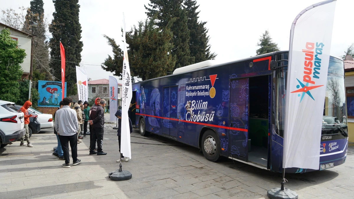 Pusula Maraş&rsquo;ın Gezen Bilim Merkezi yeni misafirlerini ağırladı