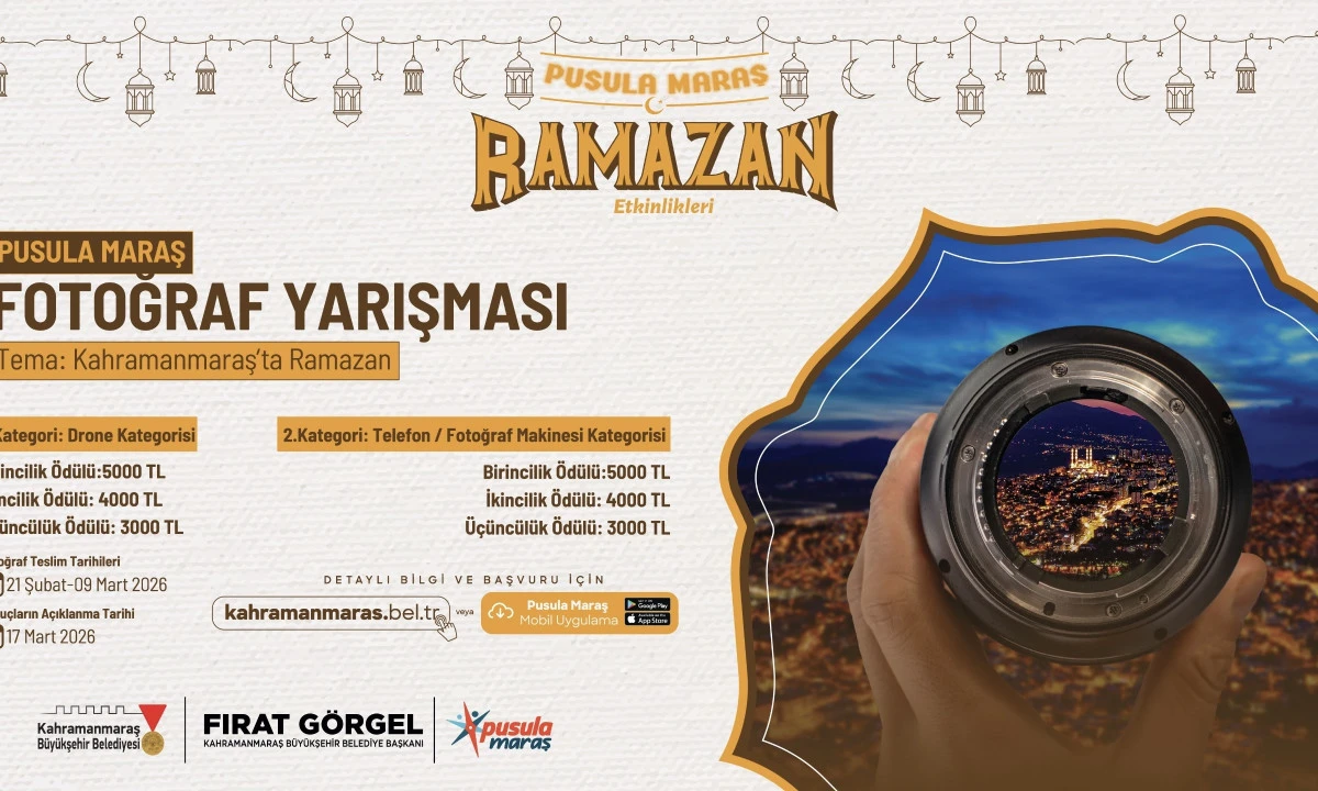 Pusula Maraş&rsquo;tan Gen&ccedil;lere Ramazan Temalı &Ouml;d&uuml;ll&uuml; Fotoğraf Yarışması