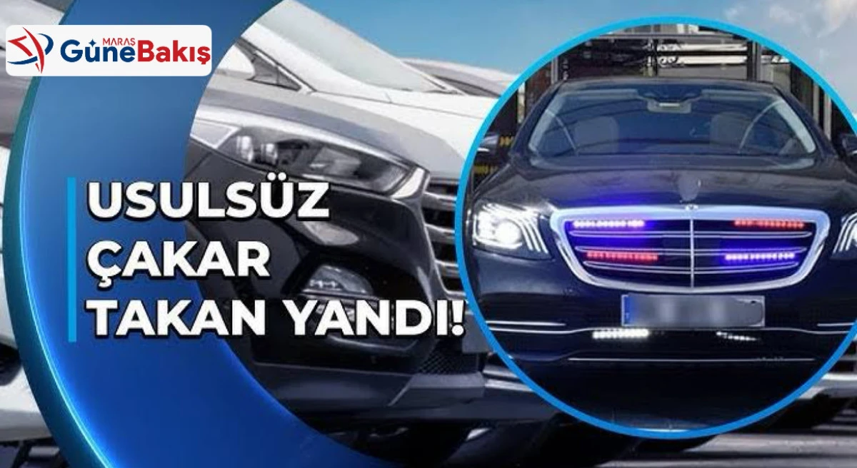Rekor Ceza:Göksun’da İzinsiz Çakar Kullanımına Rekor Ceza: 276 Bin TL 