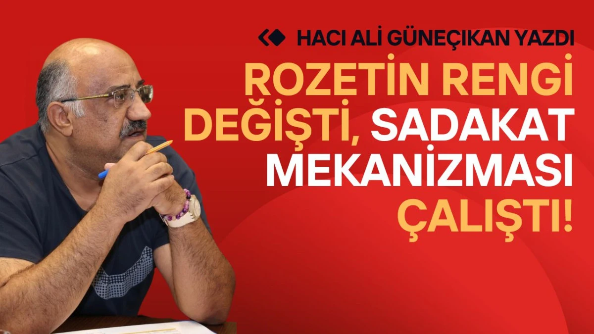Rozetin rengi değişti, sadakat mekanizması &ccedil;alıştı!