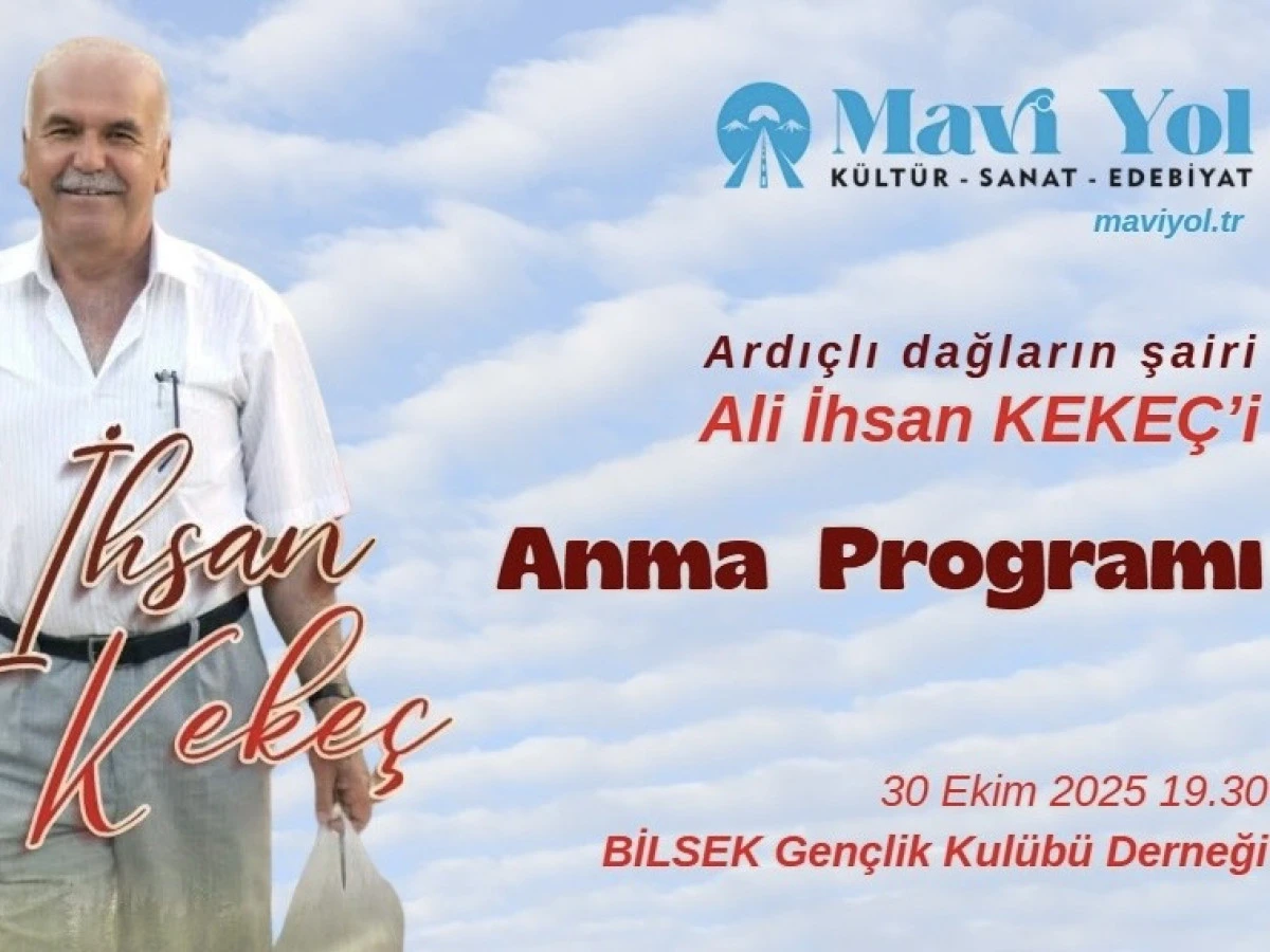 Şair ve Yazar Ali İhsan Kekeç, Eserleri ve Dostlarının Anılarıyla Anıldı