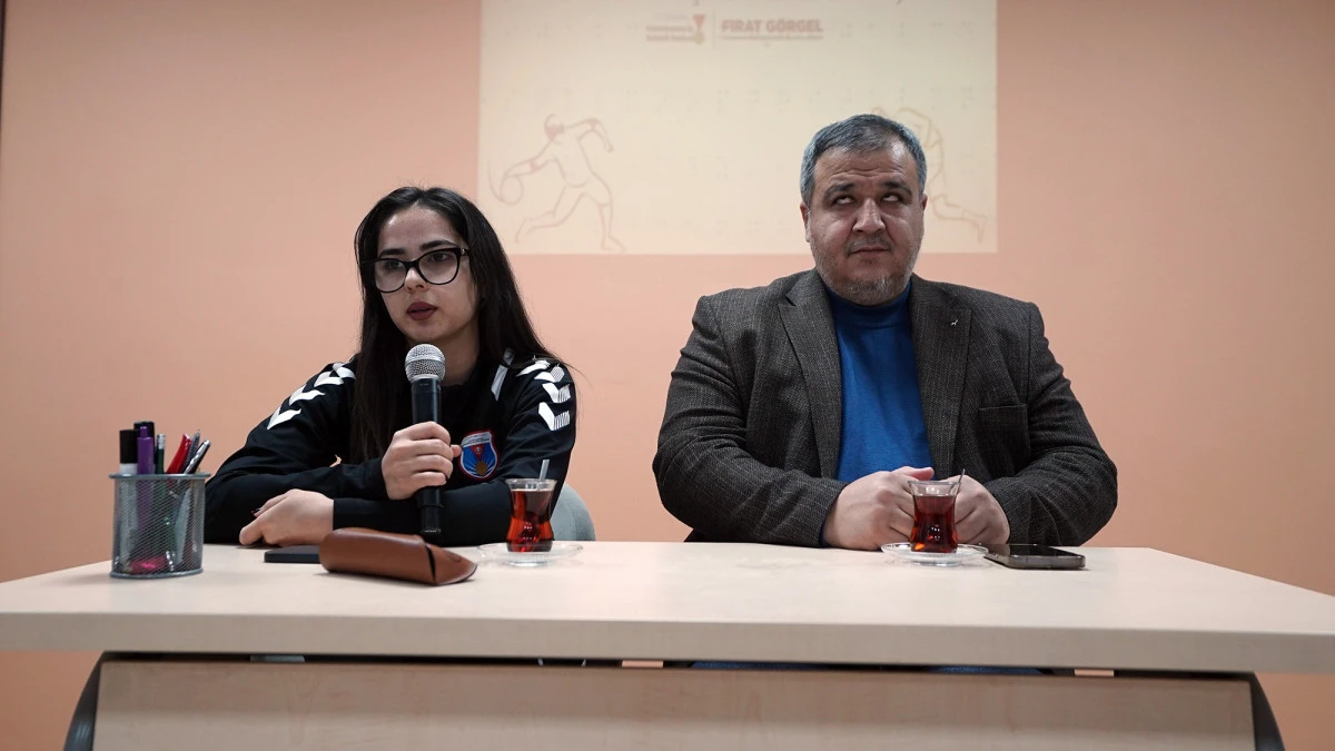 Şampiyon Sporcu Fatma G&uuml;l G&uuml;ler, Gen&ccedil;lerle Deneyimlerini Paylaştı