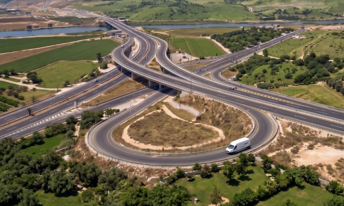 Şehir Ulaşımında Tarihi Proje   Kuzey &Ccedil;evre Yolu Batı Girişi Hızla Y&uuml;kseliyor