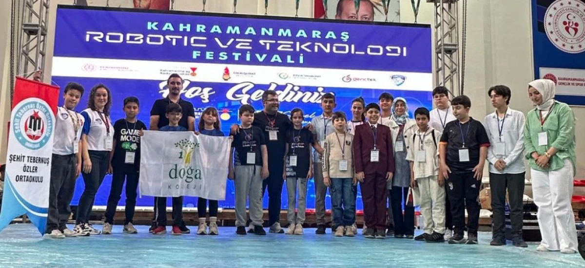Şehit Tebernuş Özler Ortaokulu, Robotik ve Teknoloji Festivali’nden 5 Ödülle Döndü